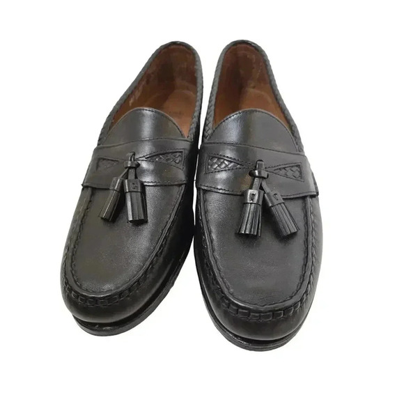 Allen Edmonds Men's Maxfield Tassel Loafer Black Size 12 - Picture 5 of 8